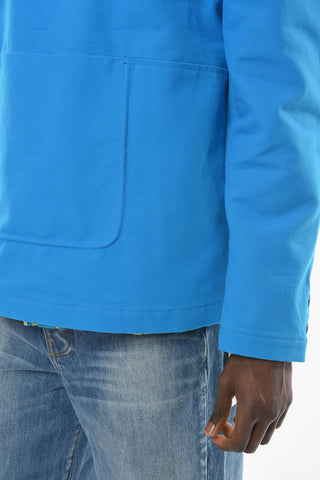 LE SPLASH Anorak MARIN in Denim con Tasca Frontale
