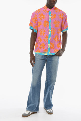 LE SPLASH Short-sleeved MELANCIA Floral Patterned Shirt