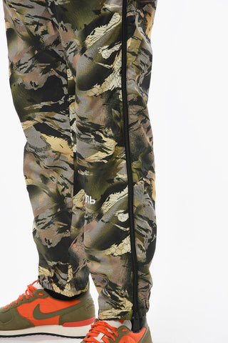 CTNMB Camouflage-patterned Joggers with Drawstring and Side Zip