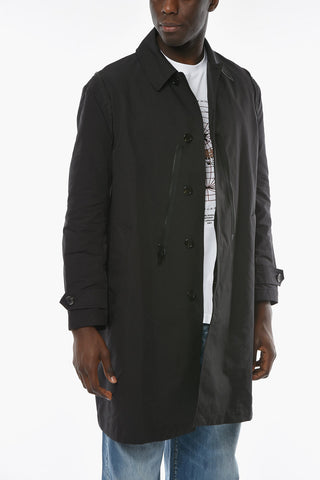 Nylon Windbreaker with Mesh Removable Utility Detail