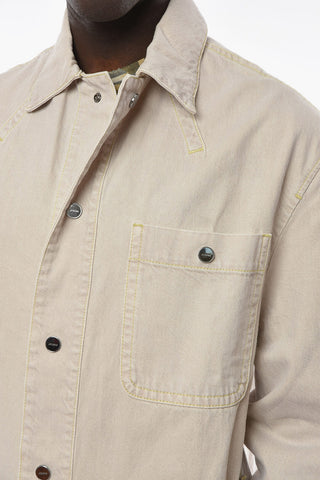 LE SPLASH Breast-pocket DE-NIMES Denim Jacket