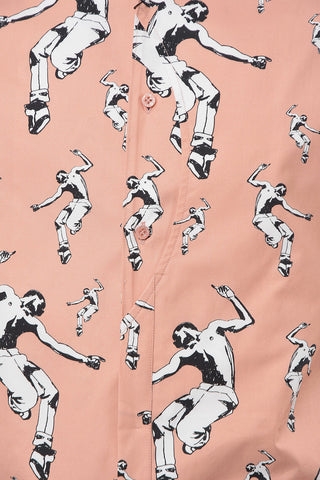 Short Sleeve Cotton DANCERS BOWLING Shirt