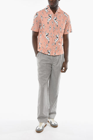 Short Sleeve Cotton DANCERS BOWLING Shirt
