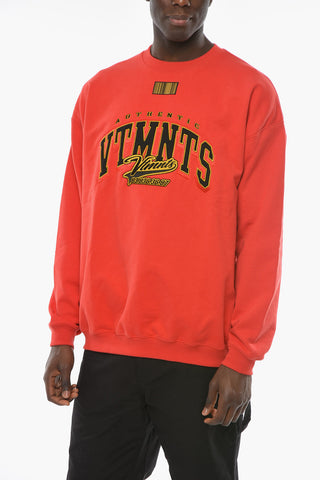 COLLEGE Hoodie Sweatshirt with Lettering and BARCODE Print