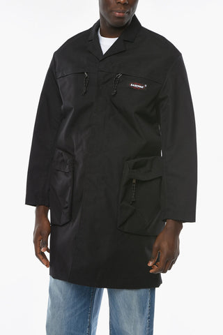 UNDERCOVER X EASTPAK Parka in Nylon con Maxitasche