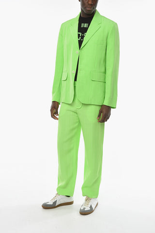LE SPLASH Notch Lapel BACIO Silk Blend Blazer