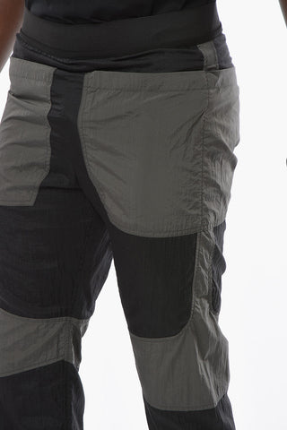 Pantaloni Slim Fit con Elastico in Vita e Dettaglio Tasche a Contrasto