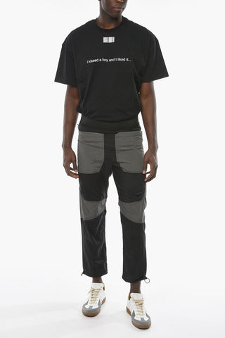 Pantaloni Slim Fit con Elastico in Vita e Dettaglio Tasche a Contrasto