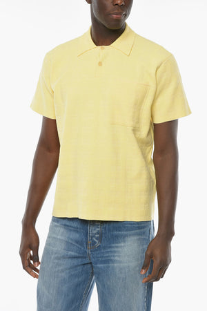 Breast-pocket CITRON Jacquard Fabric Polo