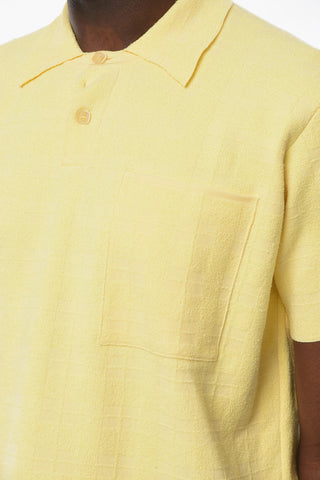 Breast-pocket CITRON Jacquard Fabric Polo