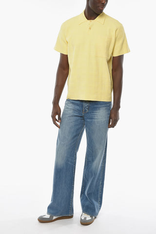 Breast-pocket CITRON Jacquard Fabric Polo