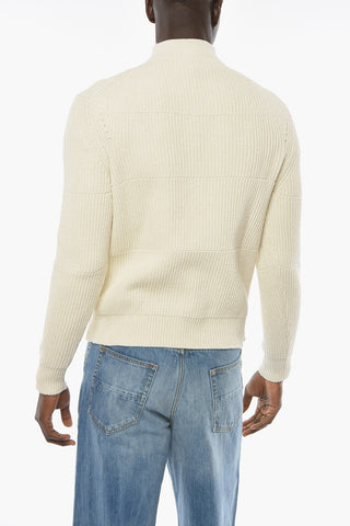 Mock Neck DOCE Cotton Pullover with Half Zip