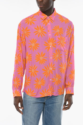 LE SPLASH Floral Patterned SIMON Viscose Shirt