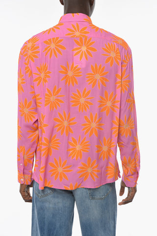 LE SPLASH Floral Patterned SIMON Viscose Shirt