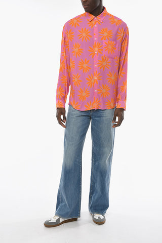 LE SPLASH Floral Patterned SIMON Viscose Shirt