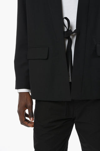 Flap Pocket KIMONO Virgin Wool Blazer