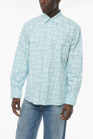 All Over Barcode Logo Oversized Shirt
