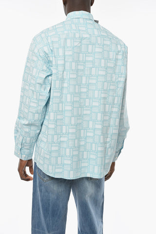 All Over Barcode Logo Oversized Shirt