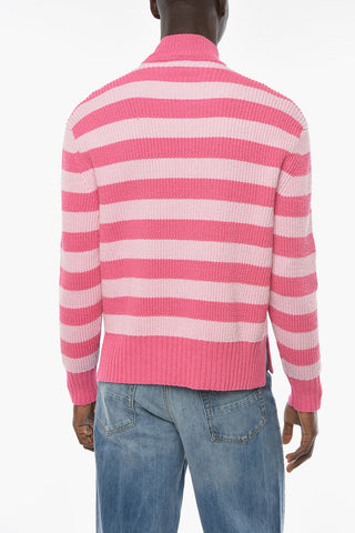 Awning Motif RAYURES Crew Neck Pullover
