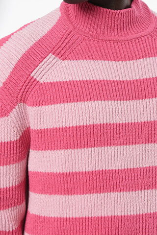 Awning Motif RAYURES Crew Neck Pullover