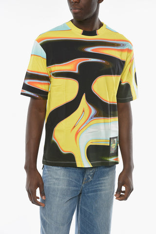 Multicolored T-shirt with WKSP Logo Patch