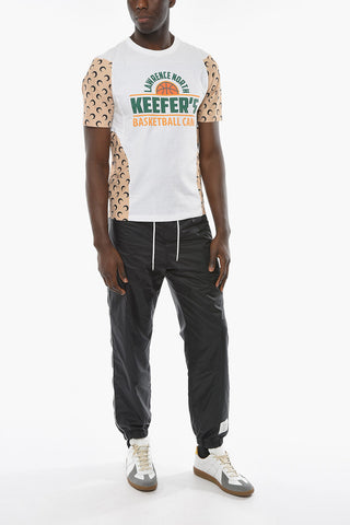 WHITE LINE REGENERATED UNISEX T-shirt MOON con Monogram e Lettering