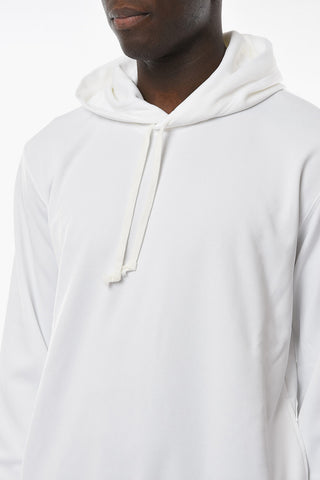 HOMME PLUS Polyester Hoodie Sweatshirt with Back Floral Print