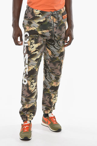 CTNMB Brushed Cotton Joggers with Contrasting Lettering and Logo Patch
