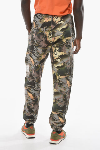CTNMB Brushed Cotton Joggers with Contrasting Lettering and Logo Patch