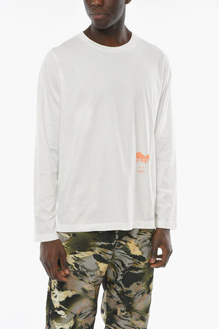 SHADOW PROJECT Long-sleeve T-shirt with Back Graphic Print