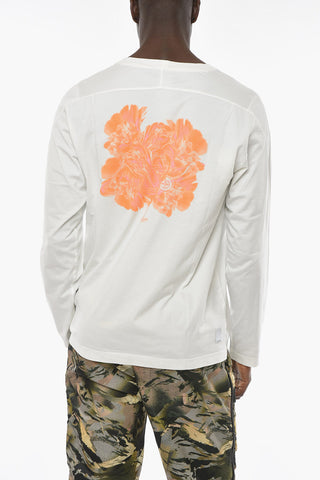 SHADOW PROJECT Long-sleeve T-shirt with Back Graphic Print