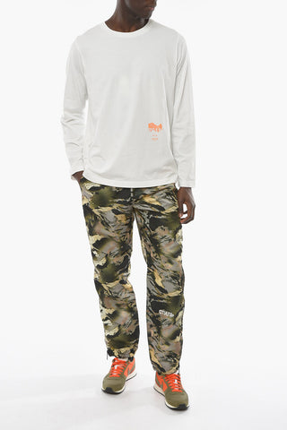 SHADOW PROJECT Long-sleeve T-shirt with Back Graphic Print