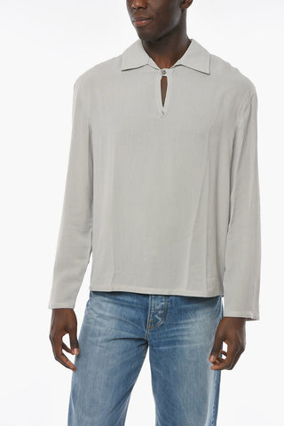 LE SPLASH Asymmetric MARIN Viscose Polo