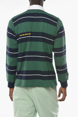 Stretch Cotton BARCODE Shirt with Striped Pattern