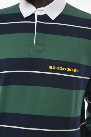 Stretch Cotton BARCODE Shirt with Striped Pattern