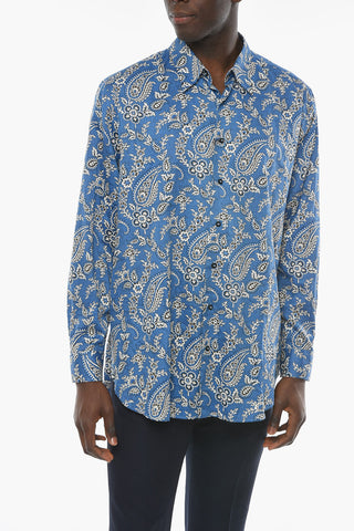 Camicia PAISLEY Oversize in Stampa Floreale 