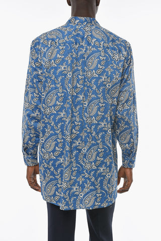 Camicia PAISLEY Oversize in Stampa Floreale 