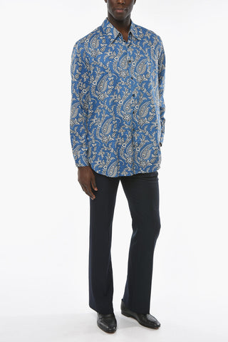 Camicia PAISLEY Oversize in Stampa Floreale 