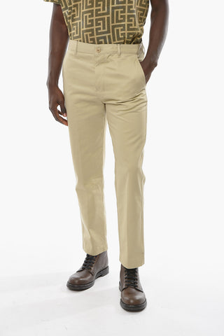 Straight-leg Trousers with Front Pleats