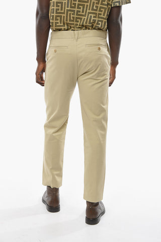 Straight-leg Trousers with Front Pleats