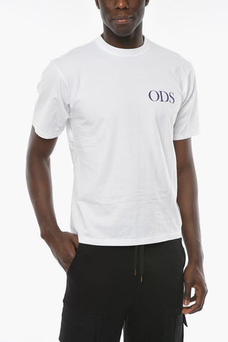 Crew-neck ODS T-shirt with Contrasting Lettering
