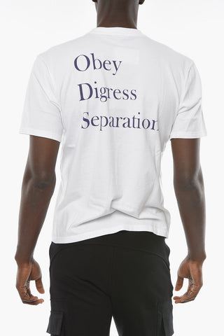 Crew-neck ODS T-shirt with Contrasting Lettering