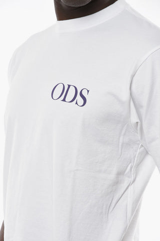Crew-neck ODS T-shirt with Contrasting Lettering