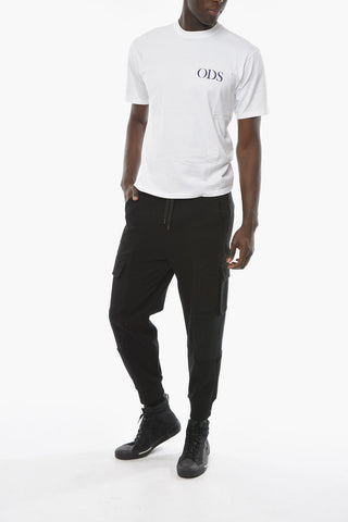 Crew-neck ODS T-shirt with Contrasting Lettering