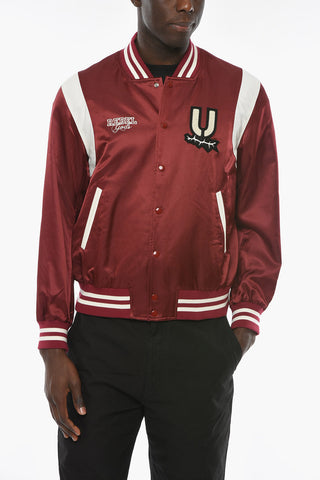 UNDERCOVERISM Bomber in Satin con Ricamo e Applicazione