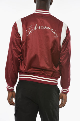 UNDERCOVERISM Bomber in Satin con Ricamo e Applicazione