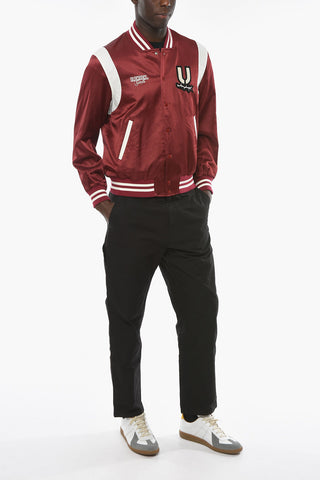 UNDERCOVERISM Bomber in Satin con Ricamo e Applicazione