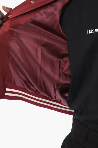 UNDERCOVERISM Bomber in Satin con Ricamo e Applicazione