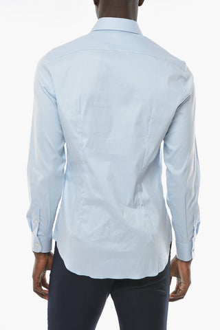 Standard Collar Stretch Popeline Shirt