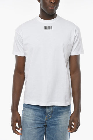 T-shirt with BARCODE Contrasting Print